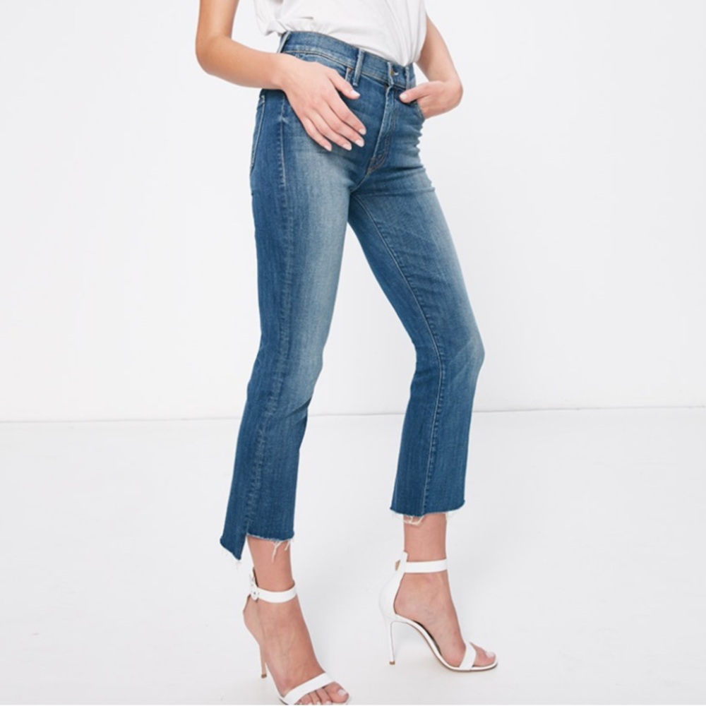 MOTHER insider crop step frey size 27
